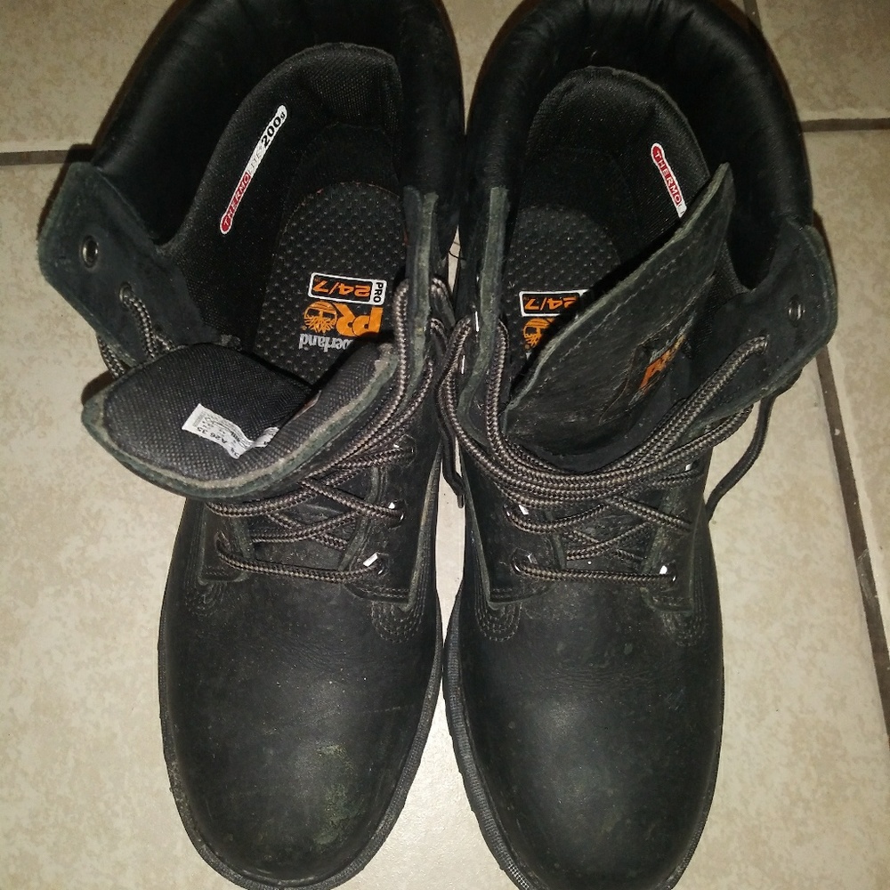 Timberland steel toe boots